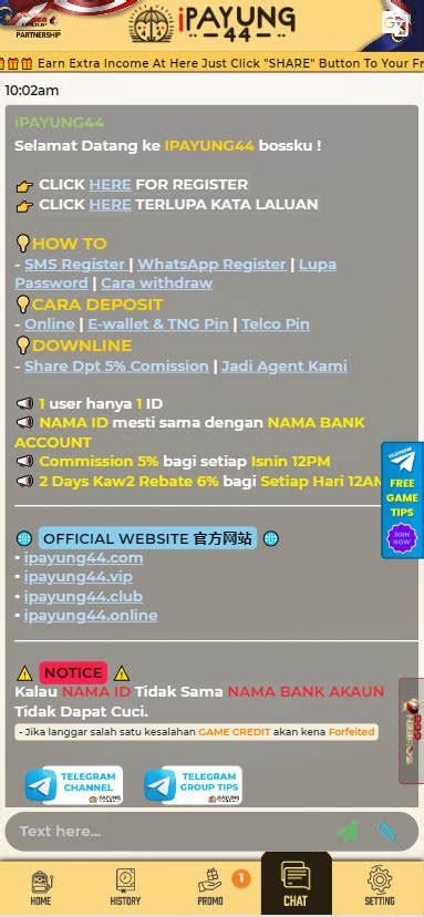 iPayung44 Official Channel☂️ – Telegram.